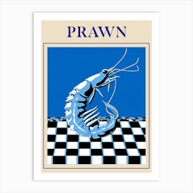 Prawn 2 Seafood Poster Art Print