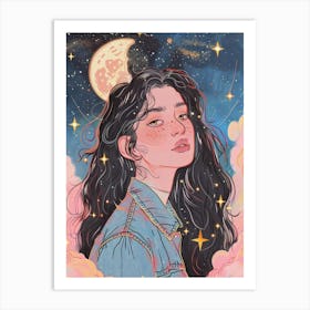 univers women Art Print