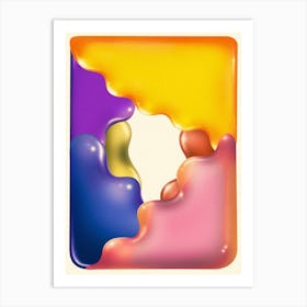 Abstract Jelly Fusion Art Print