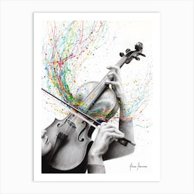 The Violin Solo Art Print