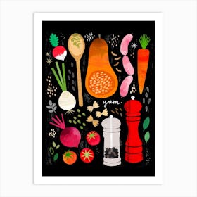 Glorious Food Art Print