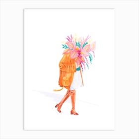 Autumn Fashion Vibes in Belleville Art Print