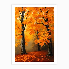 Autumn Forest 9 Art Print