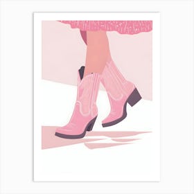 Cowgirl Boots Art Print