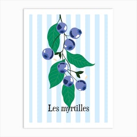 Les Myrtilles Art Print