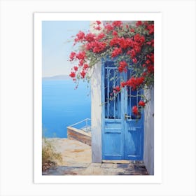 Blue Door 13 Art Print