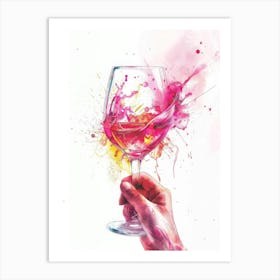 Glass Of Wine 1 Art Print