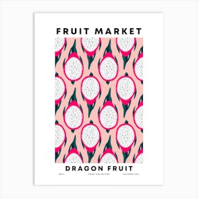 Dragon Fruit Fruit Market Art Print