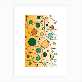 Abstract Circles 1 Poster