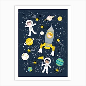 Space Explorer Art Print