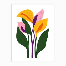 Calla Lilies Art Print