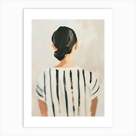 Back View Of A Woman 1 Art Print