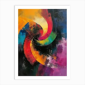 Abstract Painting, Abstract Painting, Acrylic Color Art Print