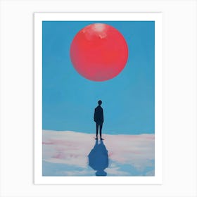 Red Ball Art Print