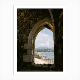 View From An Archway Art Print