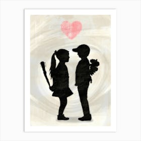 I Love You, But... | Street Art Art Print