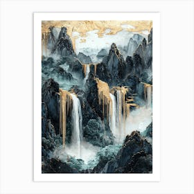 Hindu Kush Glimmer Timeless Opulence Art Print