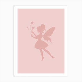 Pink Fairy Art Print