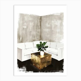 Modern Living Room 1 Art Print