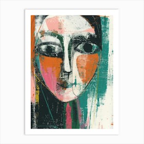 Face Of A Woman 71 Art Print