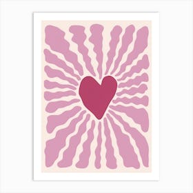 Heart Of Love 11 Art Print