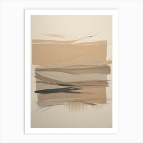 Muted Neutrals Abstract 11 Living Room Art Print (1) Art Print