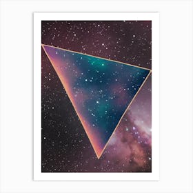 Triangle In Space Art Print