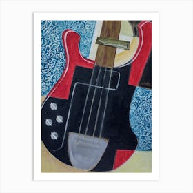 Bass Guitar, Rickenbacker Wall Decor Art Print