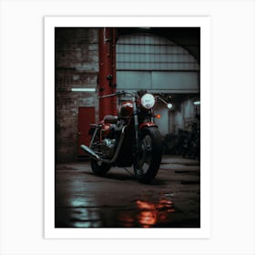 Triumph Bonneville 11 Art Print