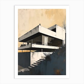 Modern Architecture Minimalist 15 Art Print