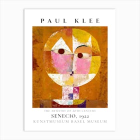 Paul Klee Senecio Art Print