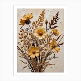 Fleurs Sechees, Dried Flowers Exhibition Poster 23 Art Print (12) Art Print