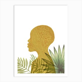 African girl Art Print