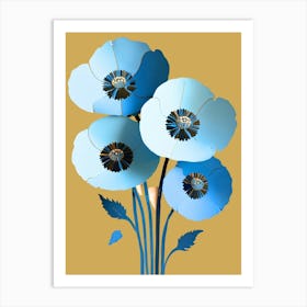 Blue Poppies 2 Art Print