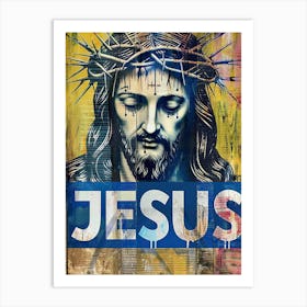 Agony and Glory | Jesus Poster Art Print