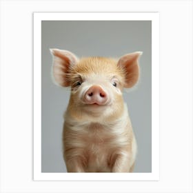 Cute Pig 1 Art Print