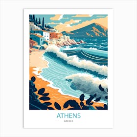 AthensTravel Poster Art Print