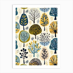 Autumn Trees 6 Art Print