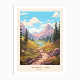 Chilkoot Trail Canada 3 Hike Poster Art Print
