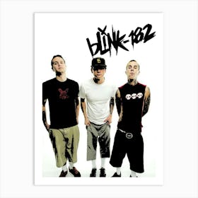 Blink 182 band music 2 Art Print