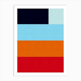 Contemporary modern geometry 10 Art Print