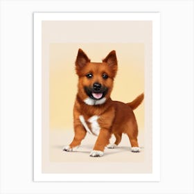 Portuguese Podengo Pequeno Illustration Dog Art Print