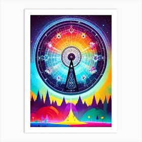 Wheel Of Life 4 Art Print