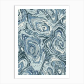Pearl Blue Art Print