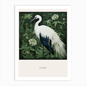 Ohara Koson Inspired Bird Painting Crane 3 Poster Art Print