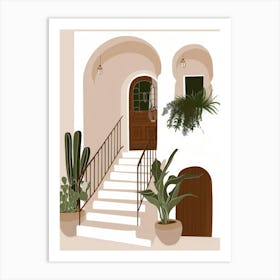 Cactus House 6 Art Print