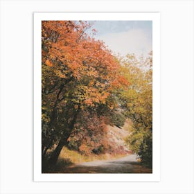 Rustic Autumn Forest Art Print