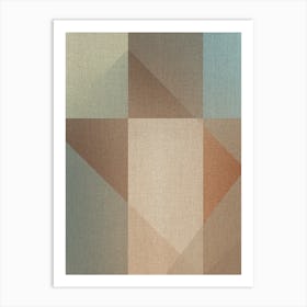 Trigonale 10 Art Print