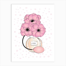 Chic Blooms Art Print