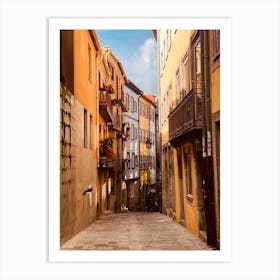 Streets of Porto Art Print